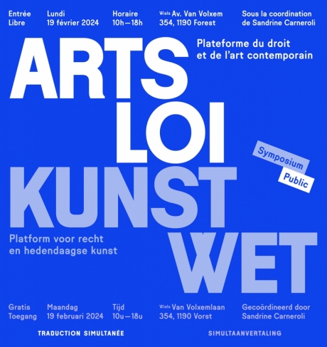 SOFAM -  ARTS / LOI – Plateforme du droit et de l’art contemporain